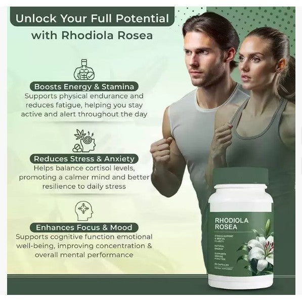 Red Ginseng Capsules - 60 Count Bottle