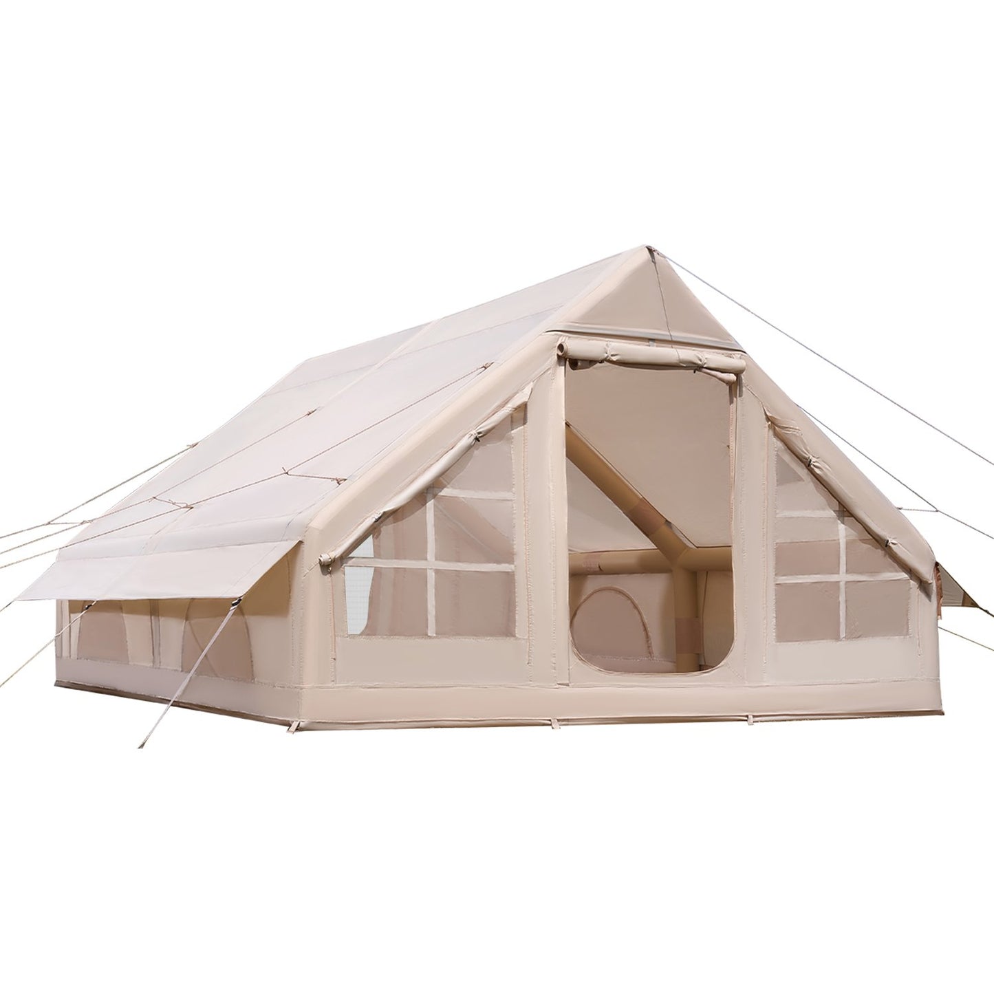 Inflatable Camping Tent for 5-8 People with Pump - Waterproof & Easy Setup