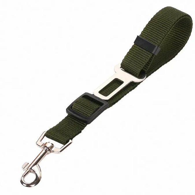 Durable Adjustable Pet Leash for Cats and Dogs - Nylon Vehicle Safety Belt
