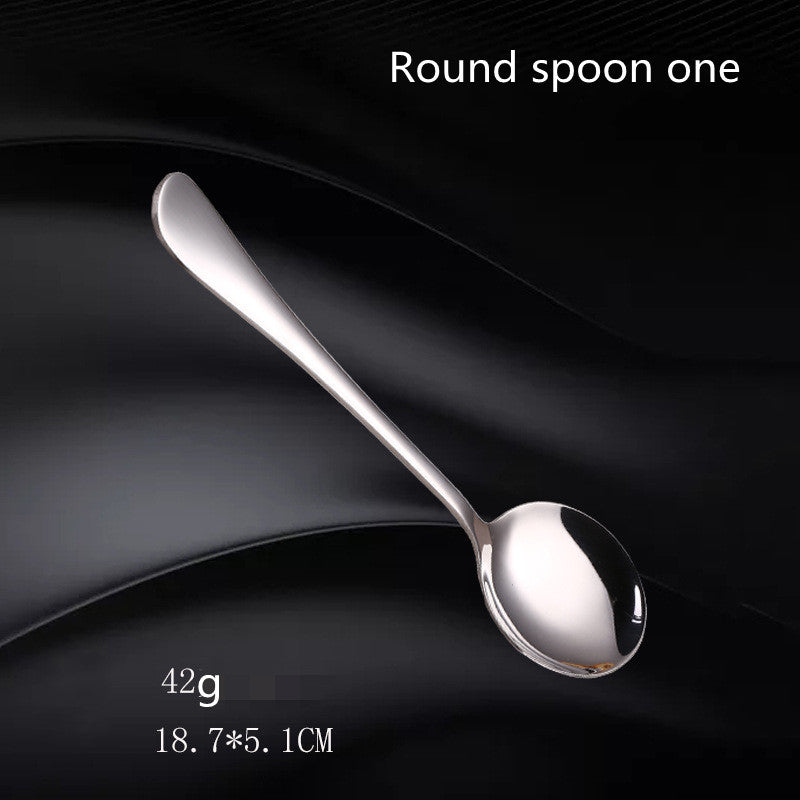 Stainless Steel Cutlery Set with Fork and Spoon - Western Style Kitchen Utensils