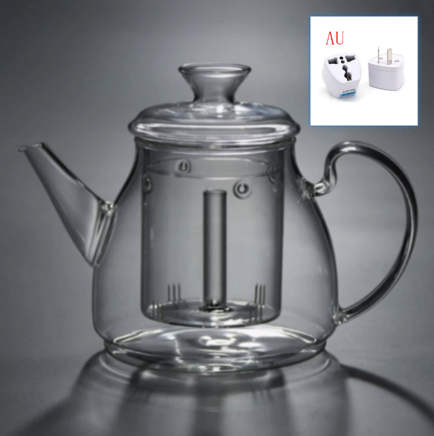 Large Capacity Glass Steam Teapot for Home Brewing - 1.5L