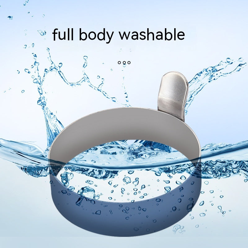 Stainless Steel Round Egg Frying Pan Baking Mold - Large & Small Sizes