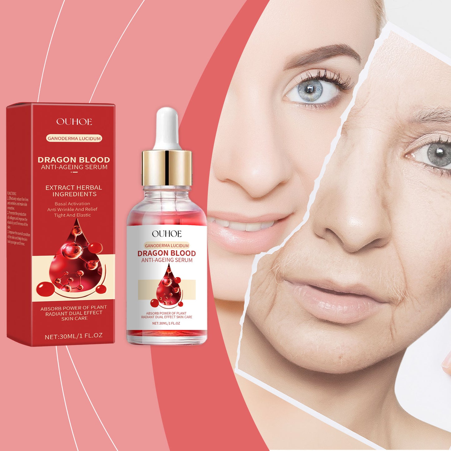 Dragon Blood Facial Essence - Hydrating & Anti-Aging Skin Serum (30ml)