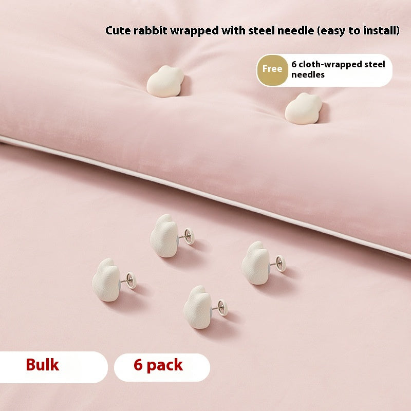 Rabbit Quilt Holder Skin-Friendly Detachable Storage Organizer
