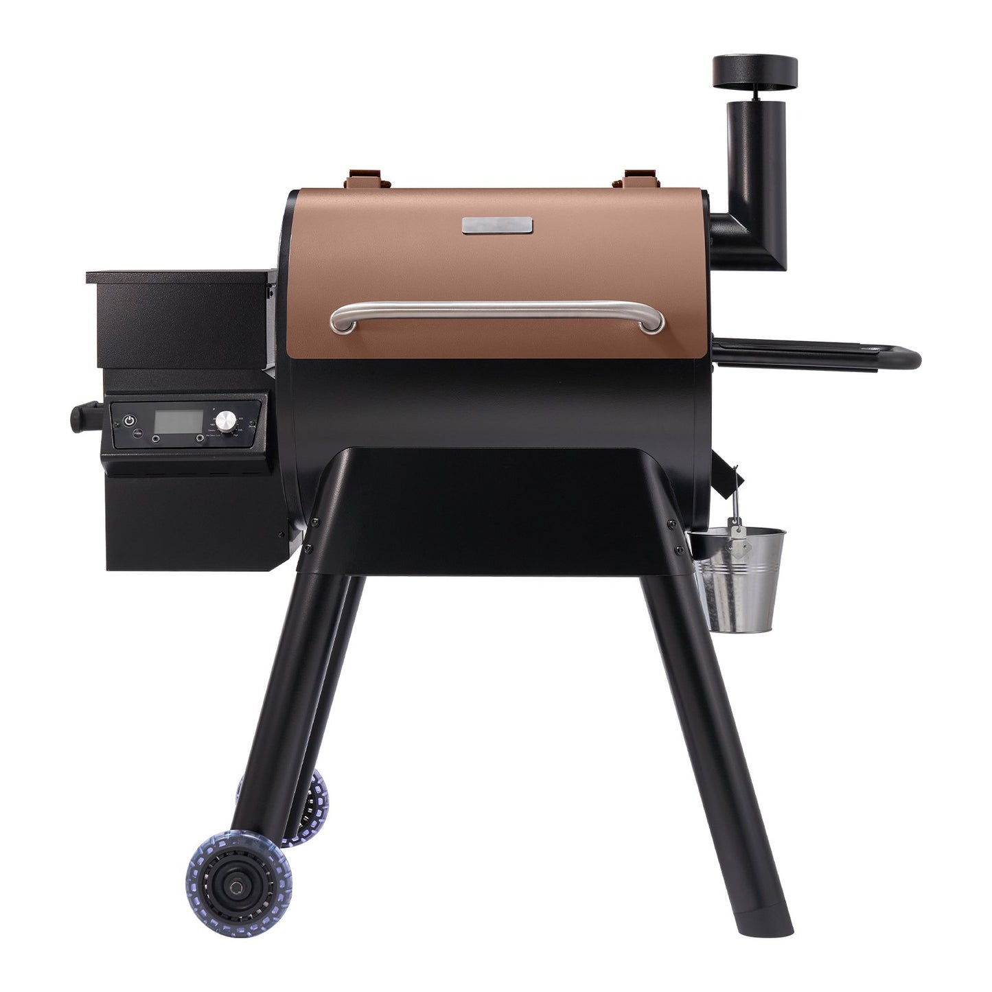 Wood Pellet Grill Smoker with 575 Sq.in Cooking Area - Electric Outdoor BBQ
