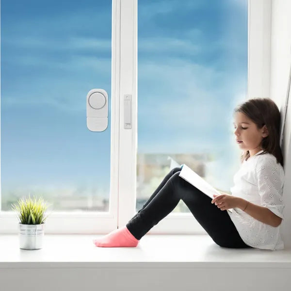 Wireless Magnetic Door Window Alarm Sensor - 90dB Home Security Burglar Alert