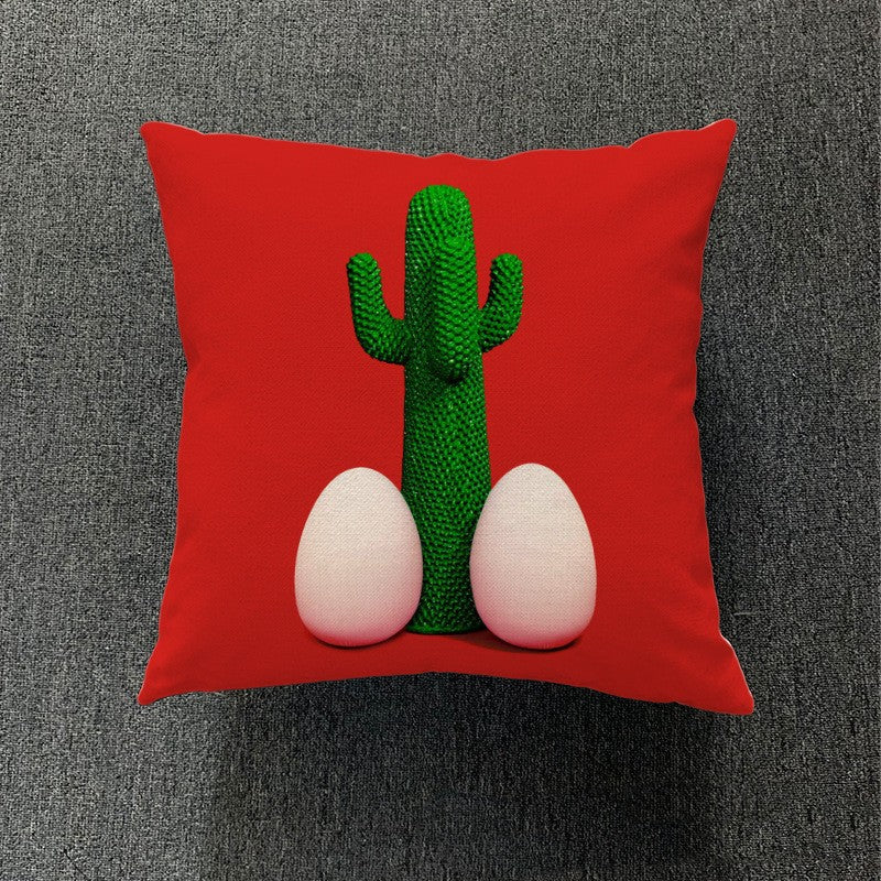 Cotton Linen Pillowcase 45x45cm Nordic Style Home Textile