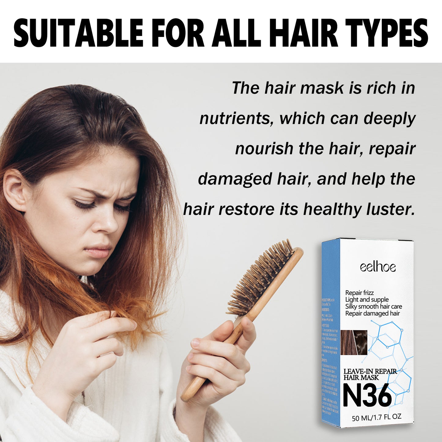 Hair Repair Mask for Dry and Frizzy Hair Treatment - 50ml