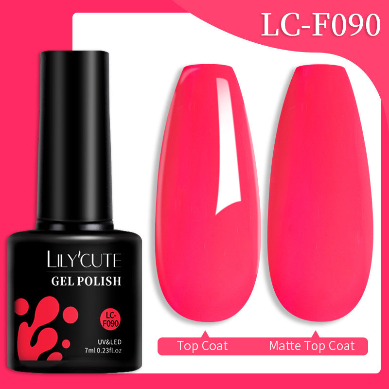 Colored Glitter Nail Glue Set for Nail Art - Waterproof & Non-Flushing
