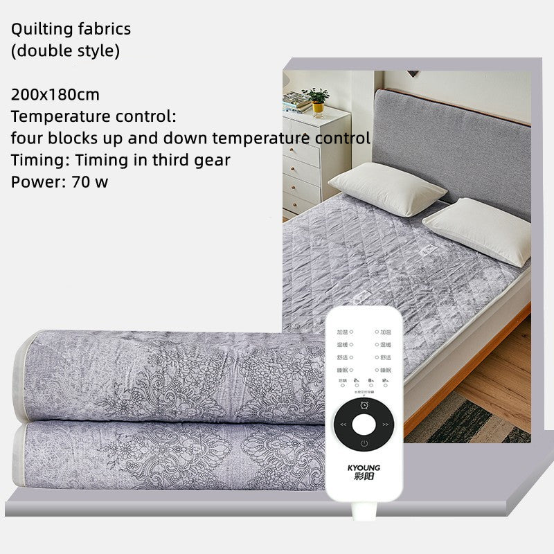 Electric Heating Blanket with Dual Control - Multiple Sizes & Styles