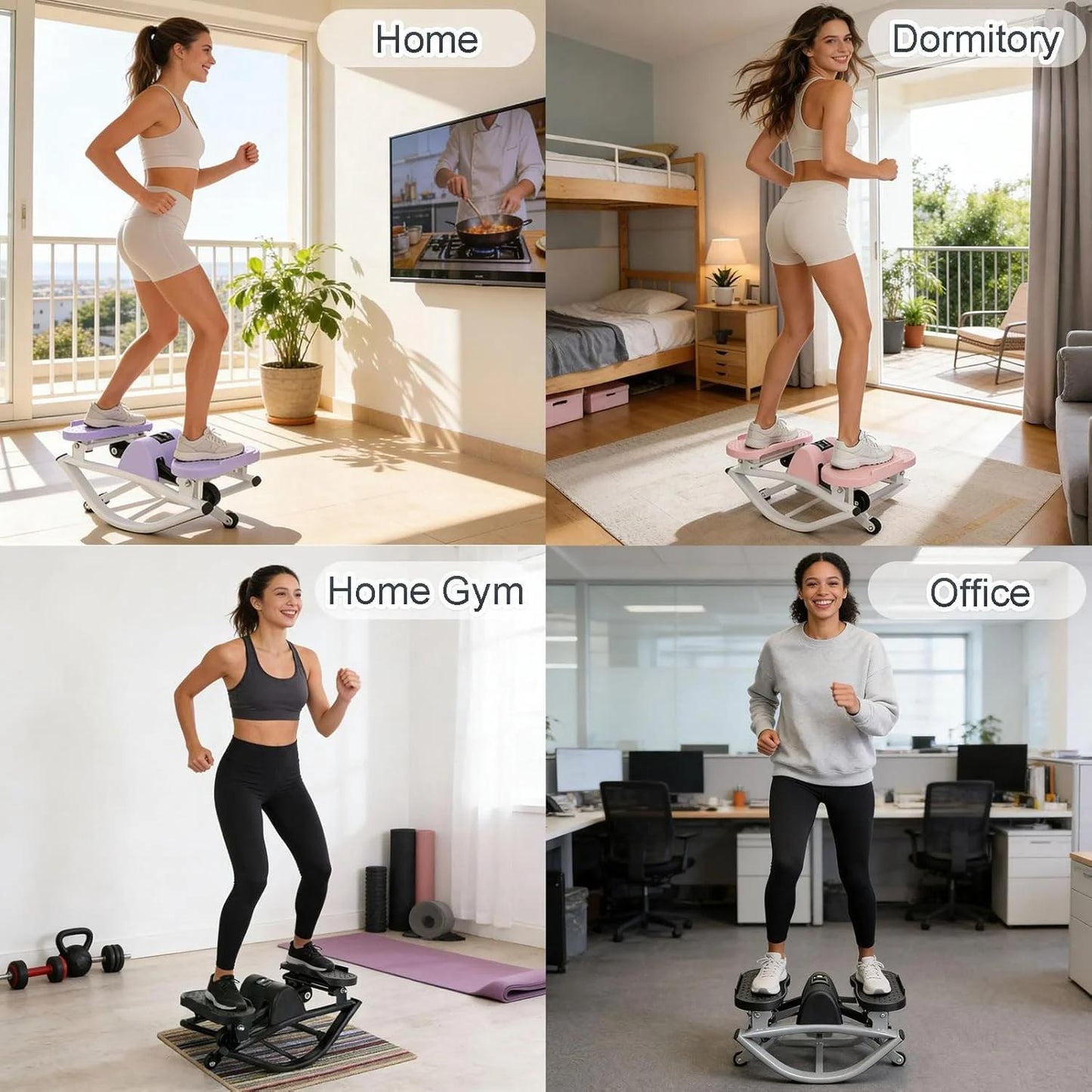 Mini Stepper - Compact Anti-Slip Indoor & Outdoor Fitness Equipment