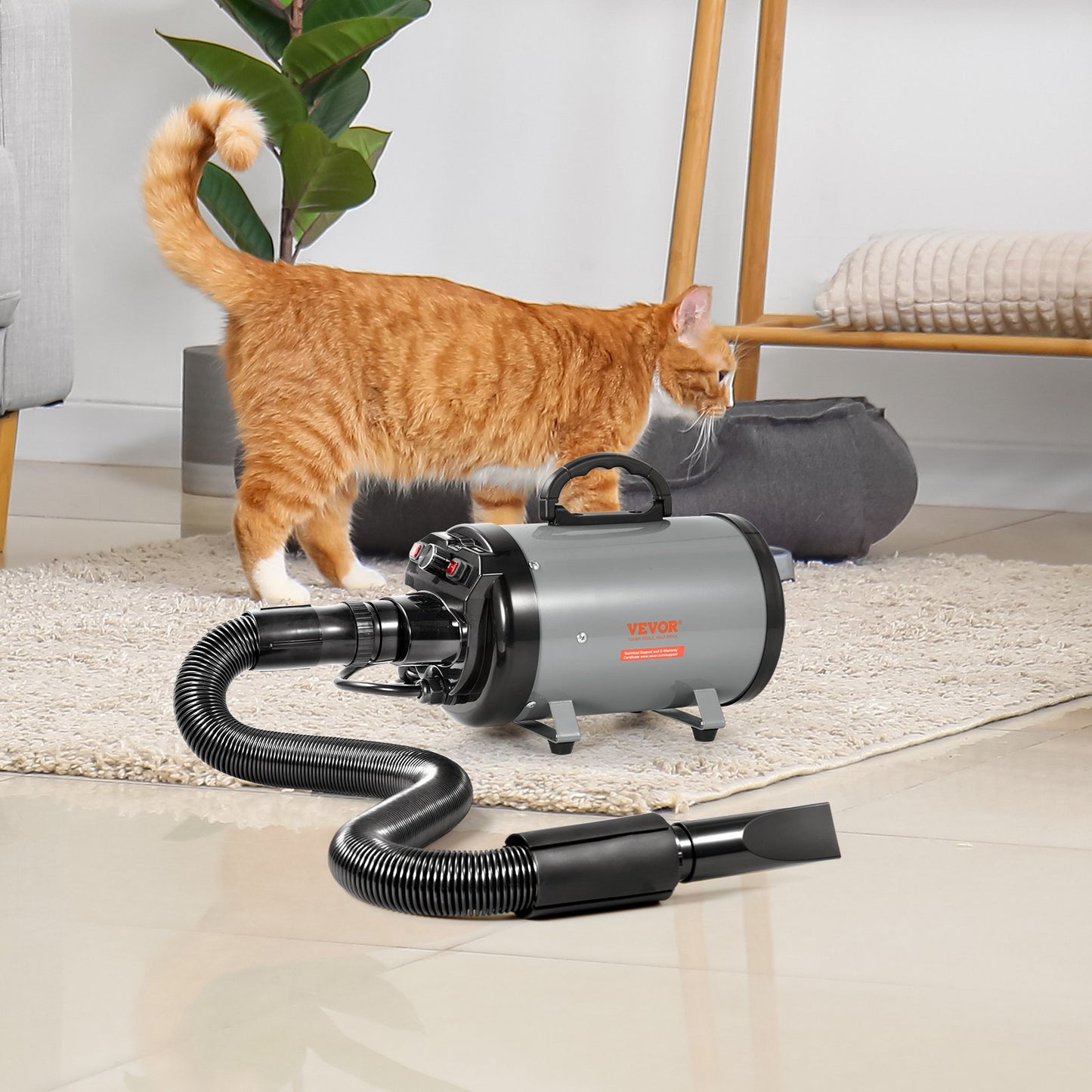 Dog Dryer 2800W Pet Grooming Hair Dryer with Adjustable Speed & Temperature