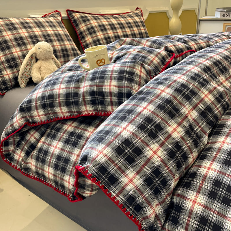 Thickened Cotton Duvet Cover Set for Fall and Winter - Modern & Minimalist