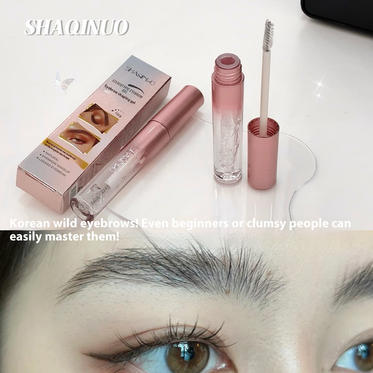 Eyebrow Shaping Gel - Clear 3D Eyebrow Makeup & Styling Liquid