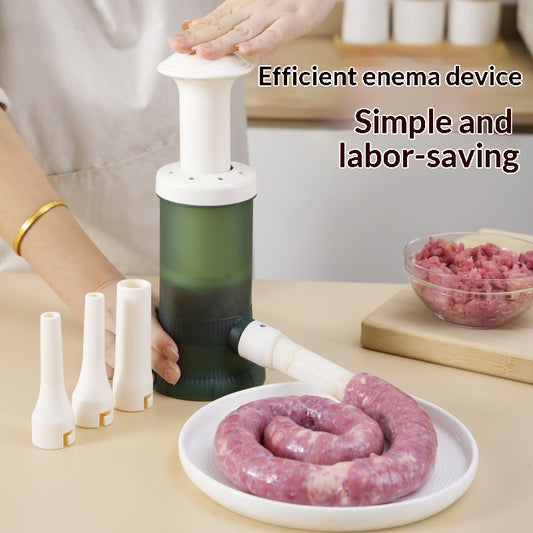 Manual Enema Machine Kit with 4 Tubes for Household Use