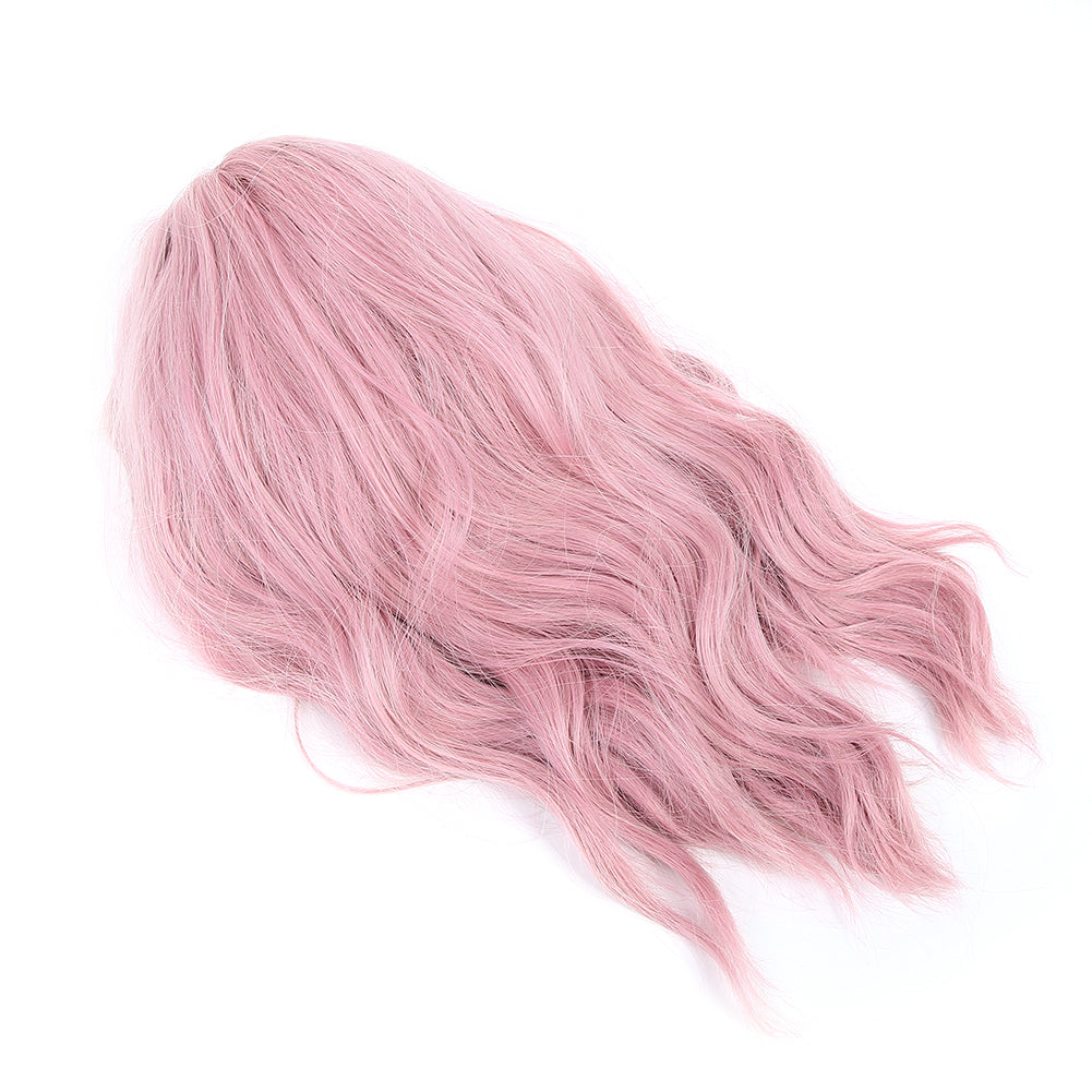 Short Pastel Wavy Bob Wig - Synthetic Curly Cosplay Hair