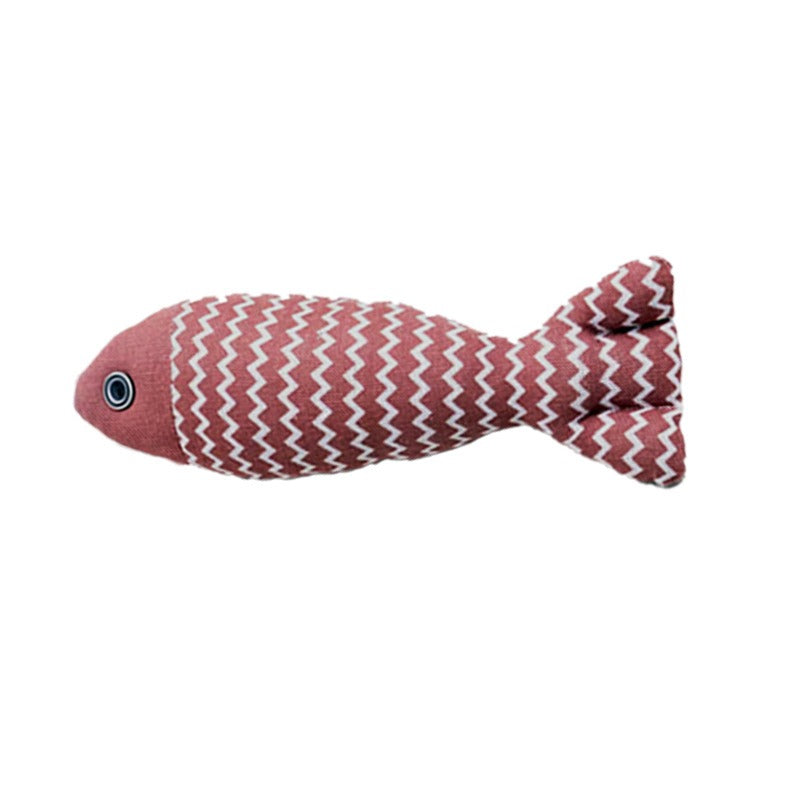 Pet Mint Fish Toy - Random Color Cat Toy for All Ages