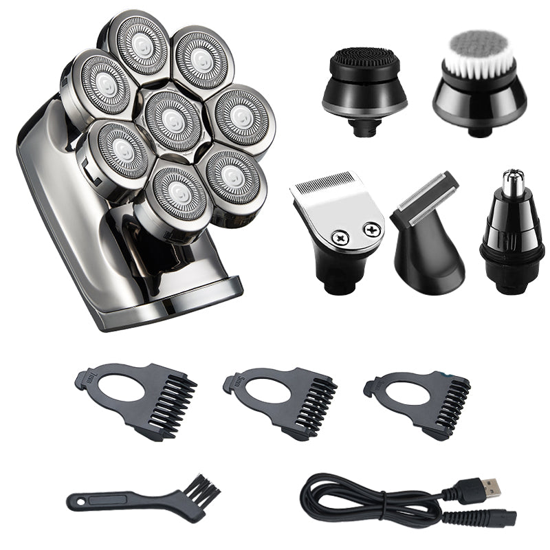 8D Electric Men's Shaver Head Tool - USB Rechargeable