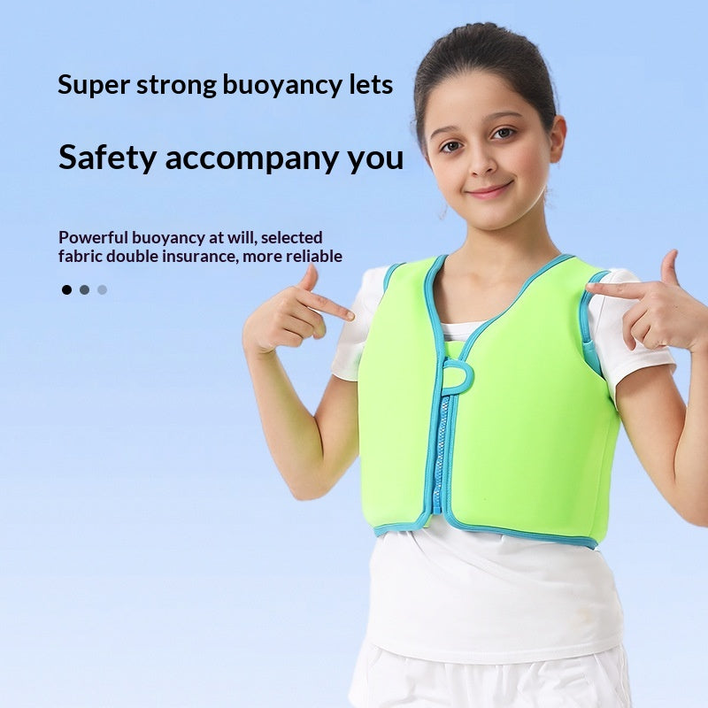 Children's Buoyancy Life Jacket - Fluorescent Green
