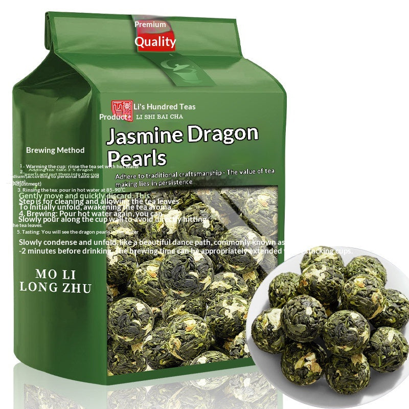 Extra-Strong Jasmine Tea Leaves - Green Tea, 100g or 200g Packaging
