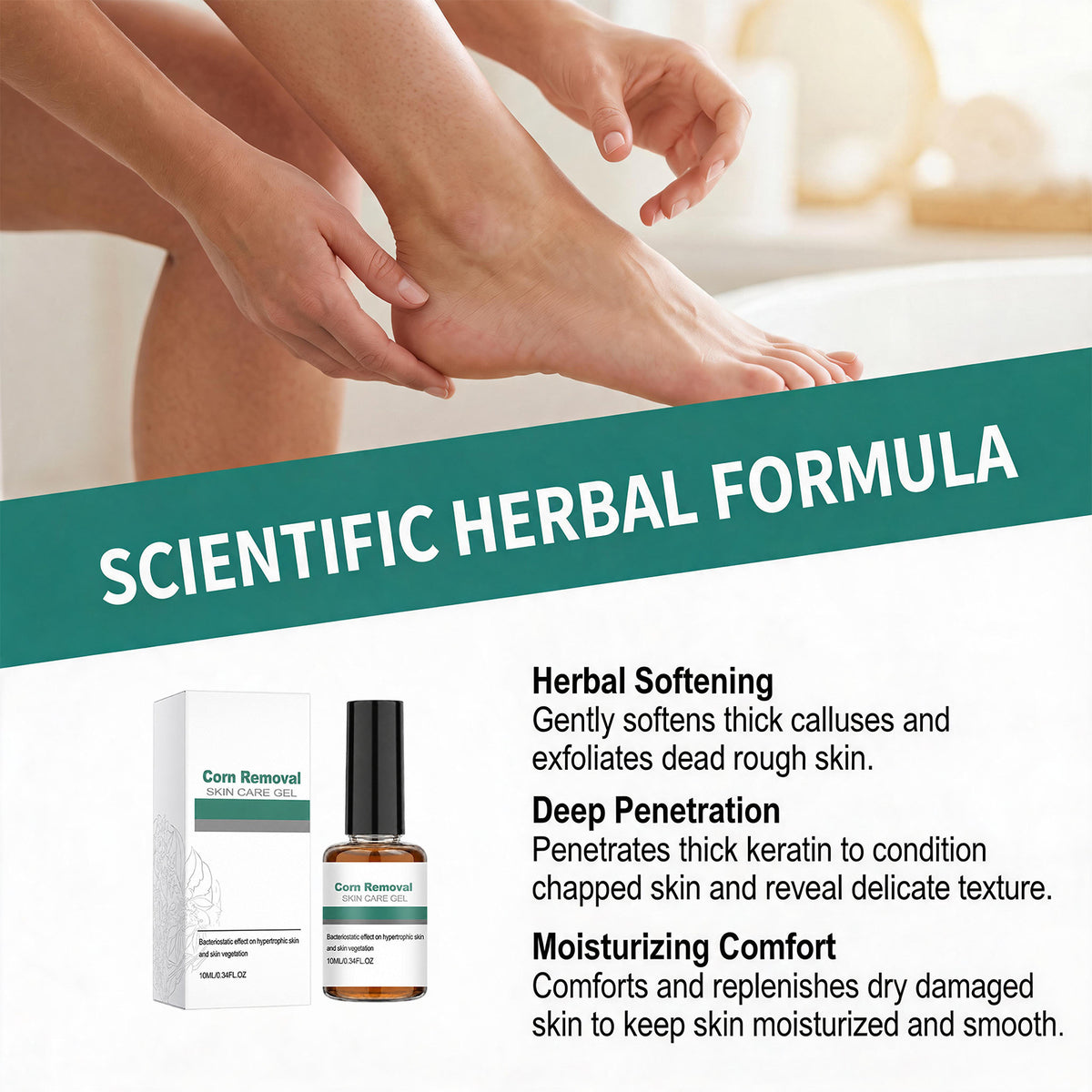 Callus Remover Gel 10ML Foot Care Treatment for Dead Skin Removal