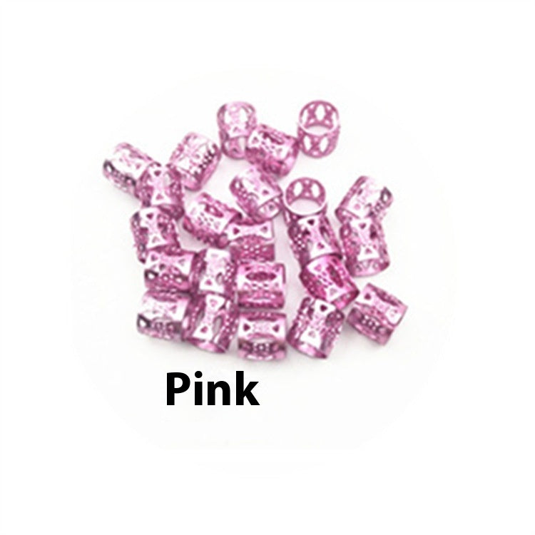Hair Bead Ring Clips Set for Hair Braiding and Styling – Multiple Colors