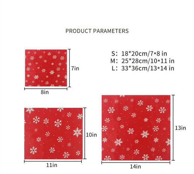 3-Piece Beeswax Food Wraps - Eco-Friendly, Reusable Food Storage Cloths