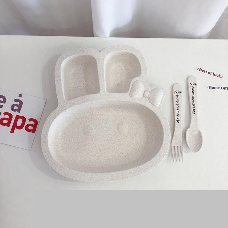 Children's Silicone Food Bowl Set with Multiple Characters and Colors