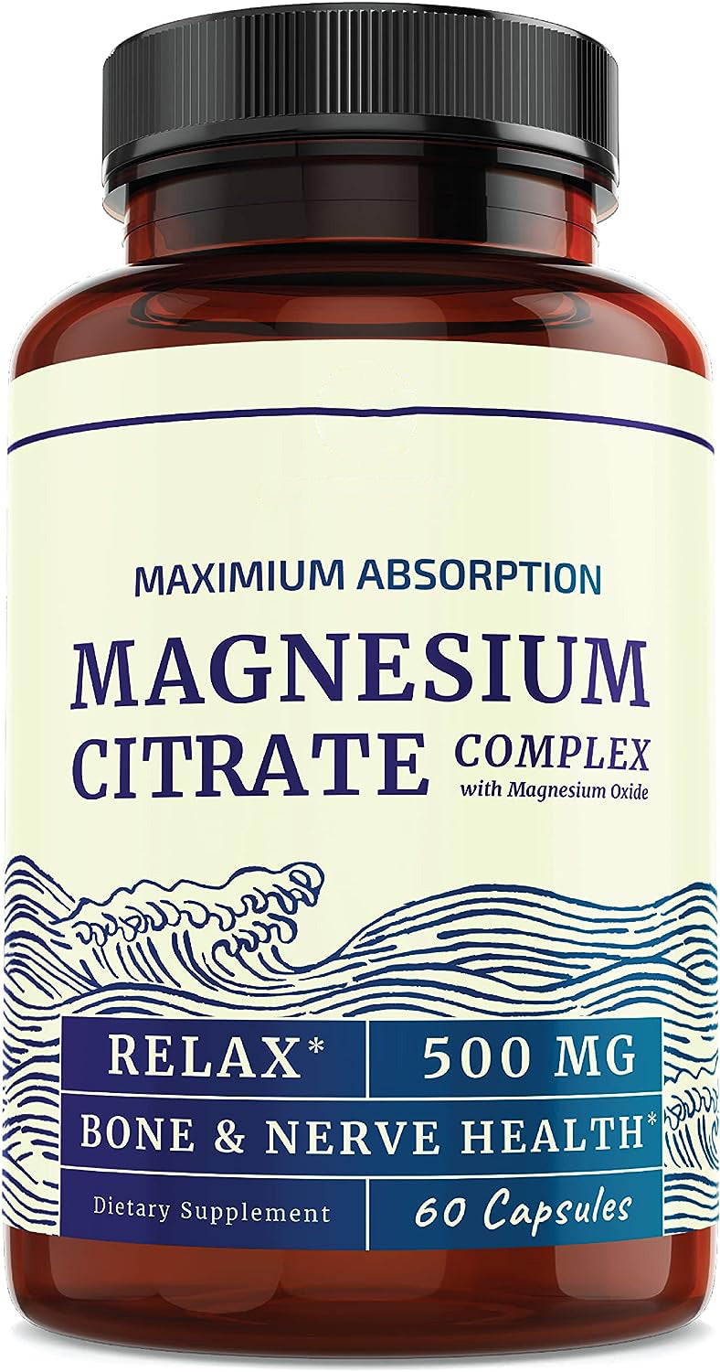 Magnesium Citrate Capsules 60 Tablets