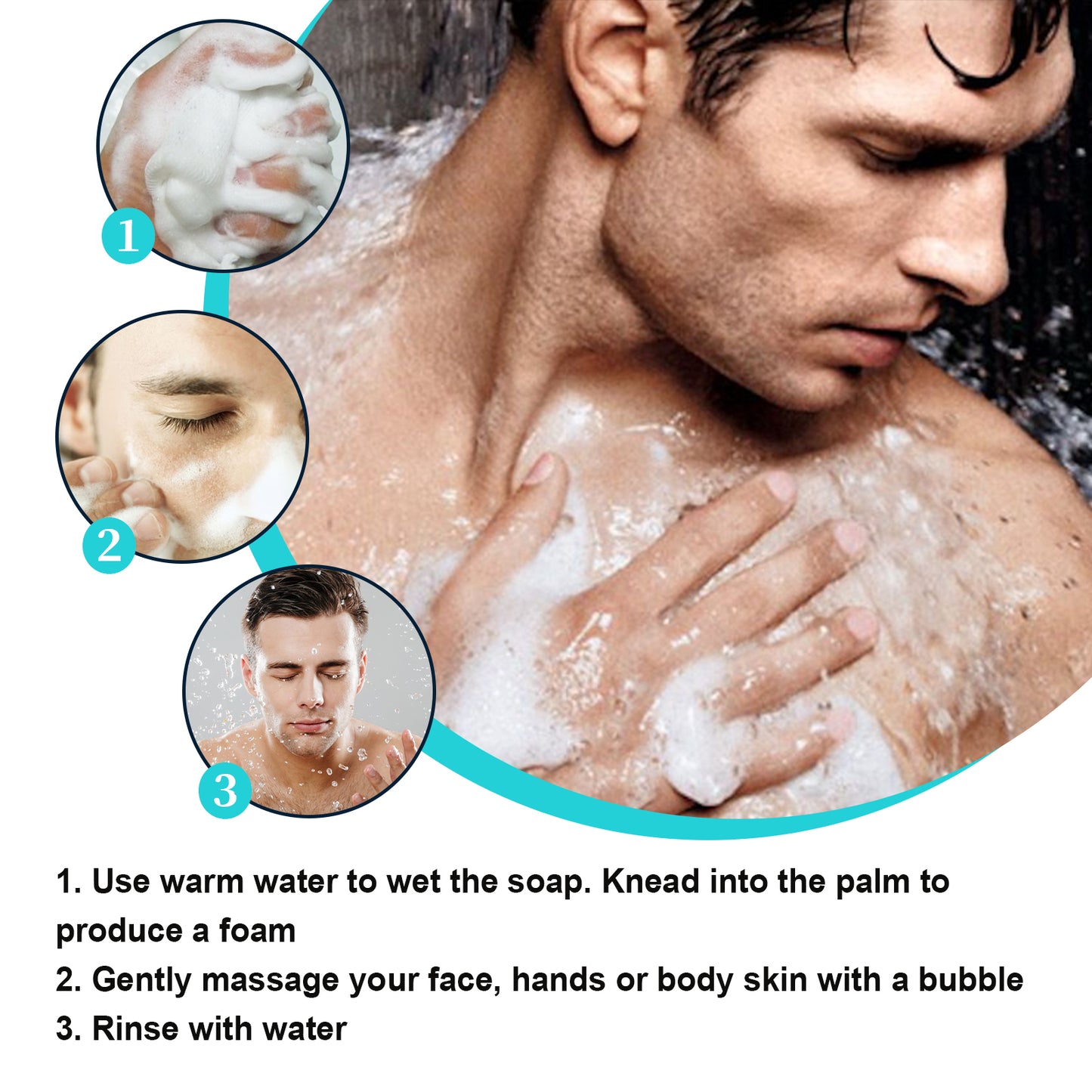 Aurora Purifying Mite-Removing Soap - Deep Cleansing Tea Tree Oil Bar