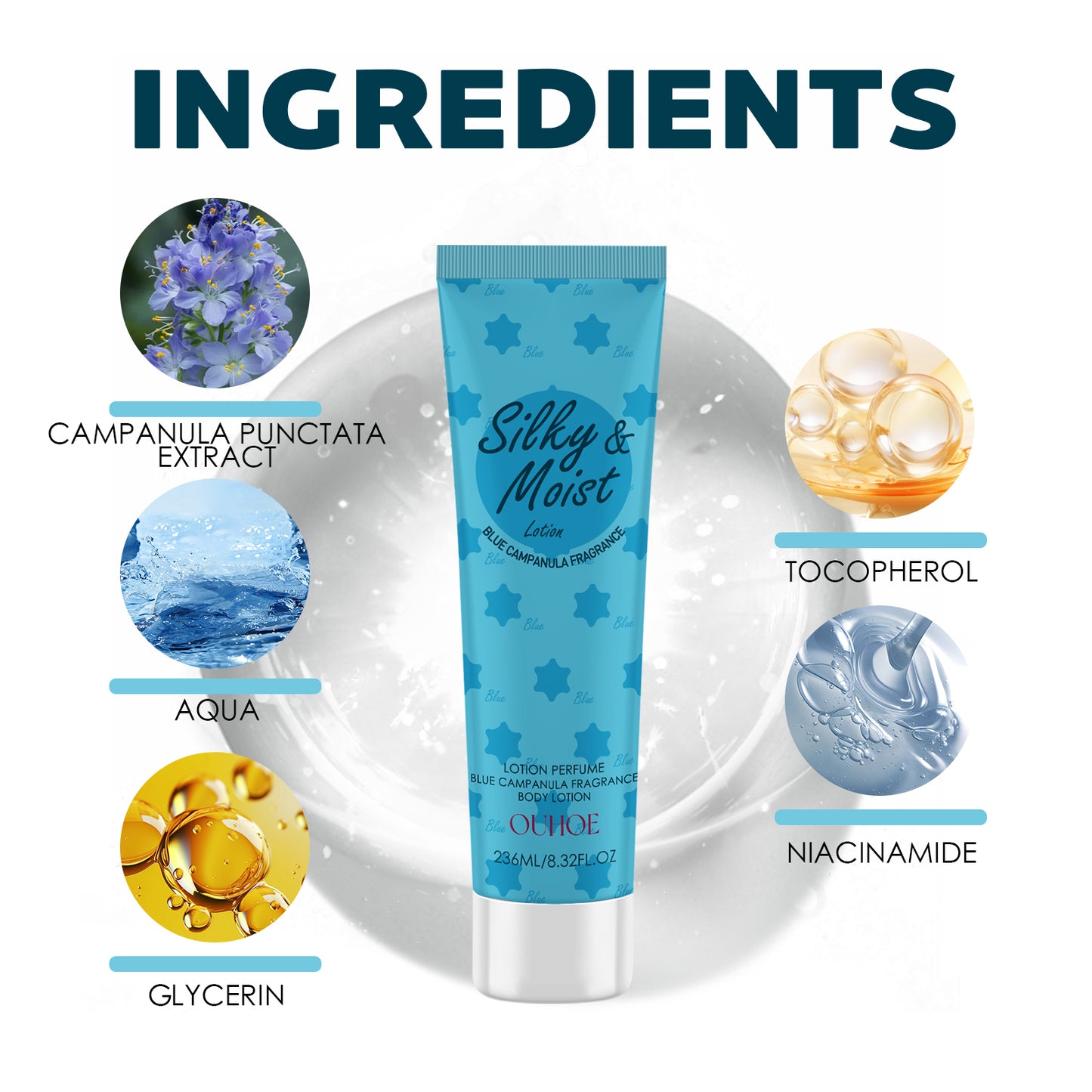 Skin Brightening Body Toner - Moisturizing Dark Spot Corrector for Body