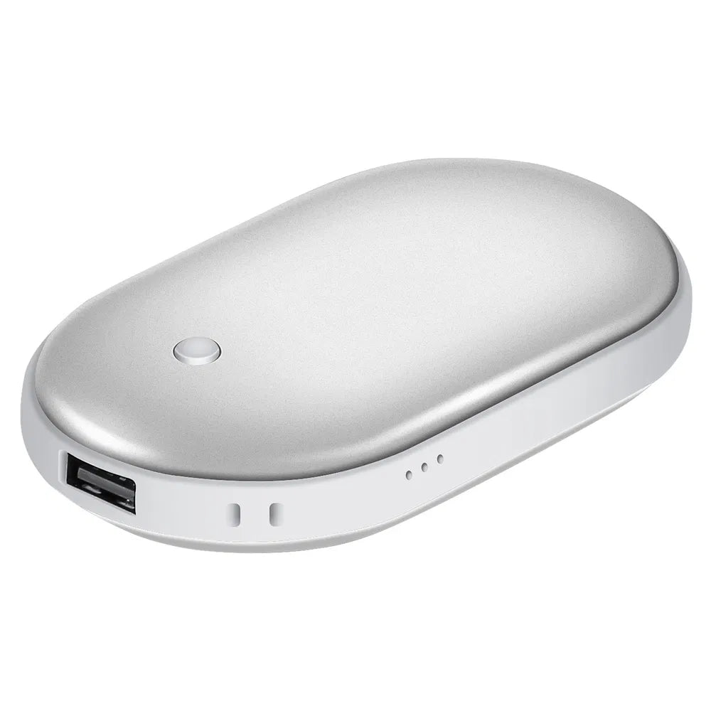 Portable Hand Warmer & 5000mAh Power Bank - Double-Sided Heating