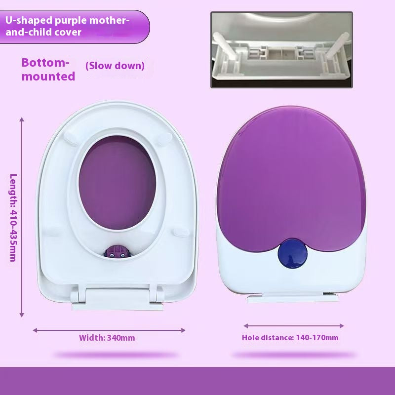 Dual-Purpose Toilet Lid Cover Thickened Modern Bathroom Storage