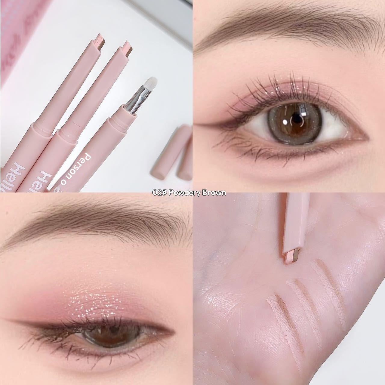 Two-Tone Eye Pencil for Women - Shading & Eyeliner in One, Multiple Colors