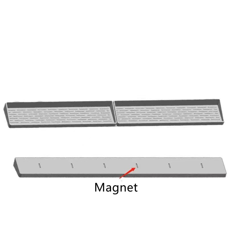 Magnetic Silicone Oven Shelf - Foldable, Removable, Kitchen Storage Organizer