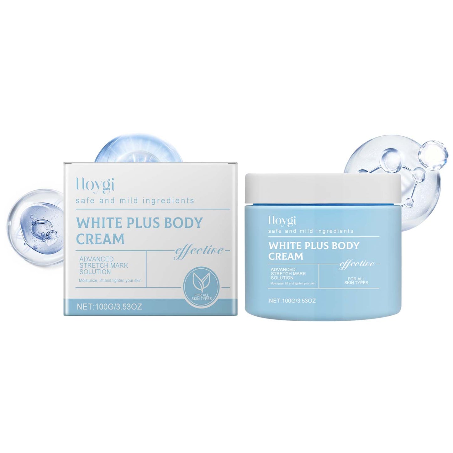 Hydrating Body Moisturizer with Squalane and Vitamin E - Nourishing Cream