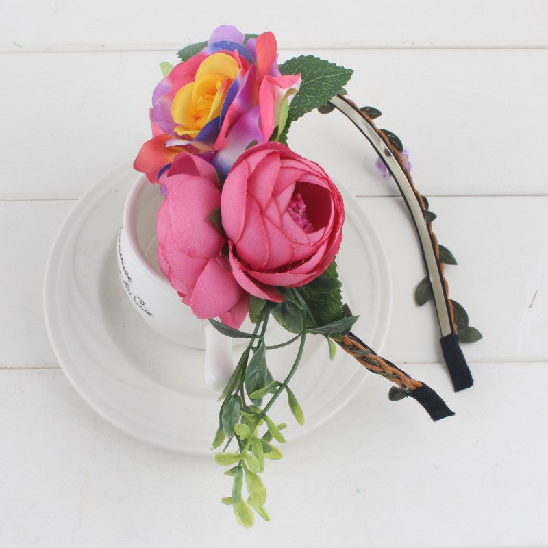 Flower Simulation Bridal Headband