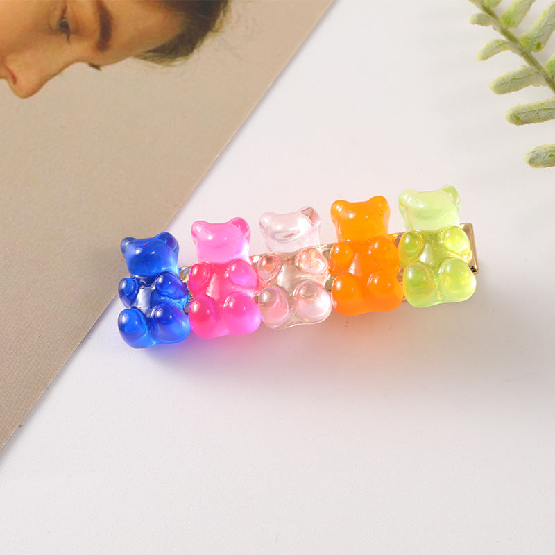 Cartoon Bear Hair Clips for Women - Cute Animal Hair Accessories, Multiple Styles