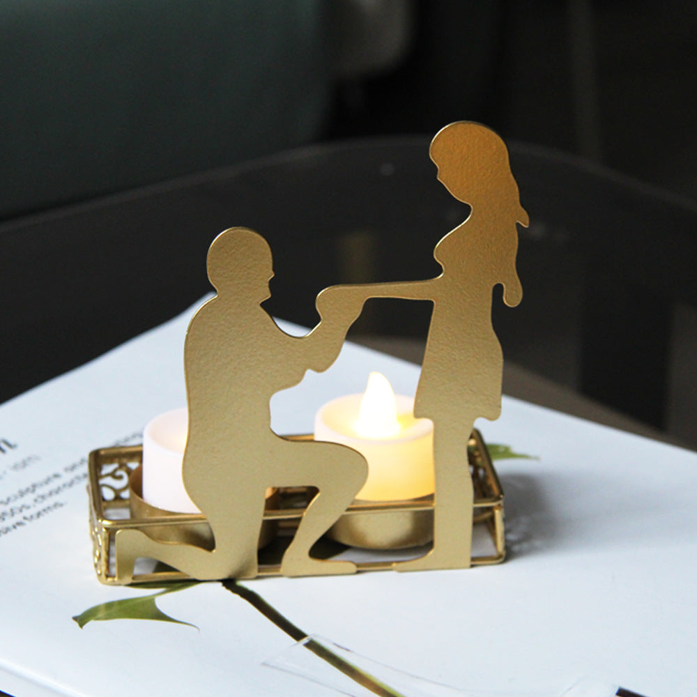 Romantic Candlestick for Wedding Home Decor & Party Props