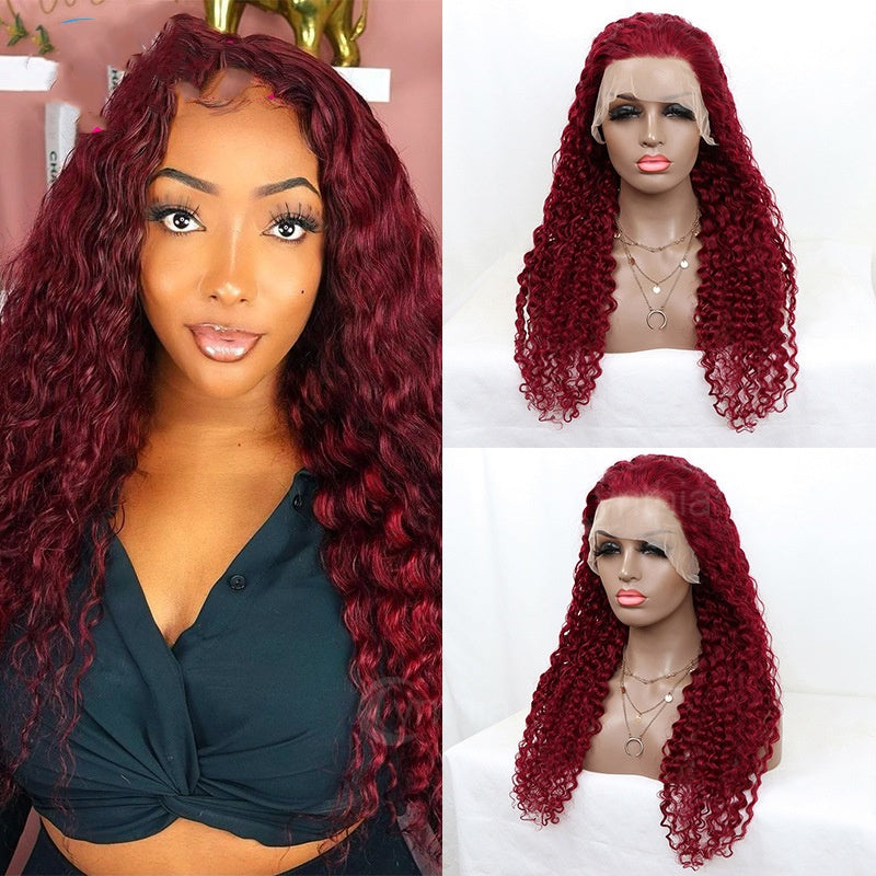 Former Lace Human Hair Wig with Water Color Variants - Natural Style & Length Options