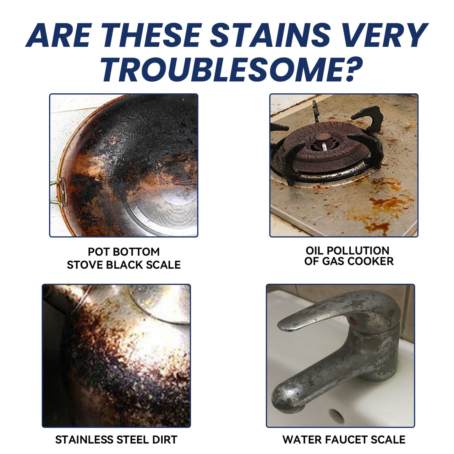 Stainless Steel Cleaner Cream for Heavy Oil Rust & Scale Removal - Multiple Quantities