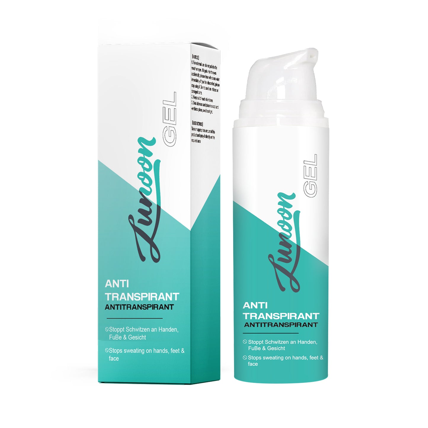 Antiperspirant Lotion and Spray Set - Herbal Fragrance, Multiple Sizes