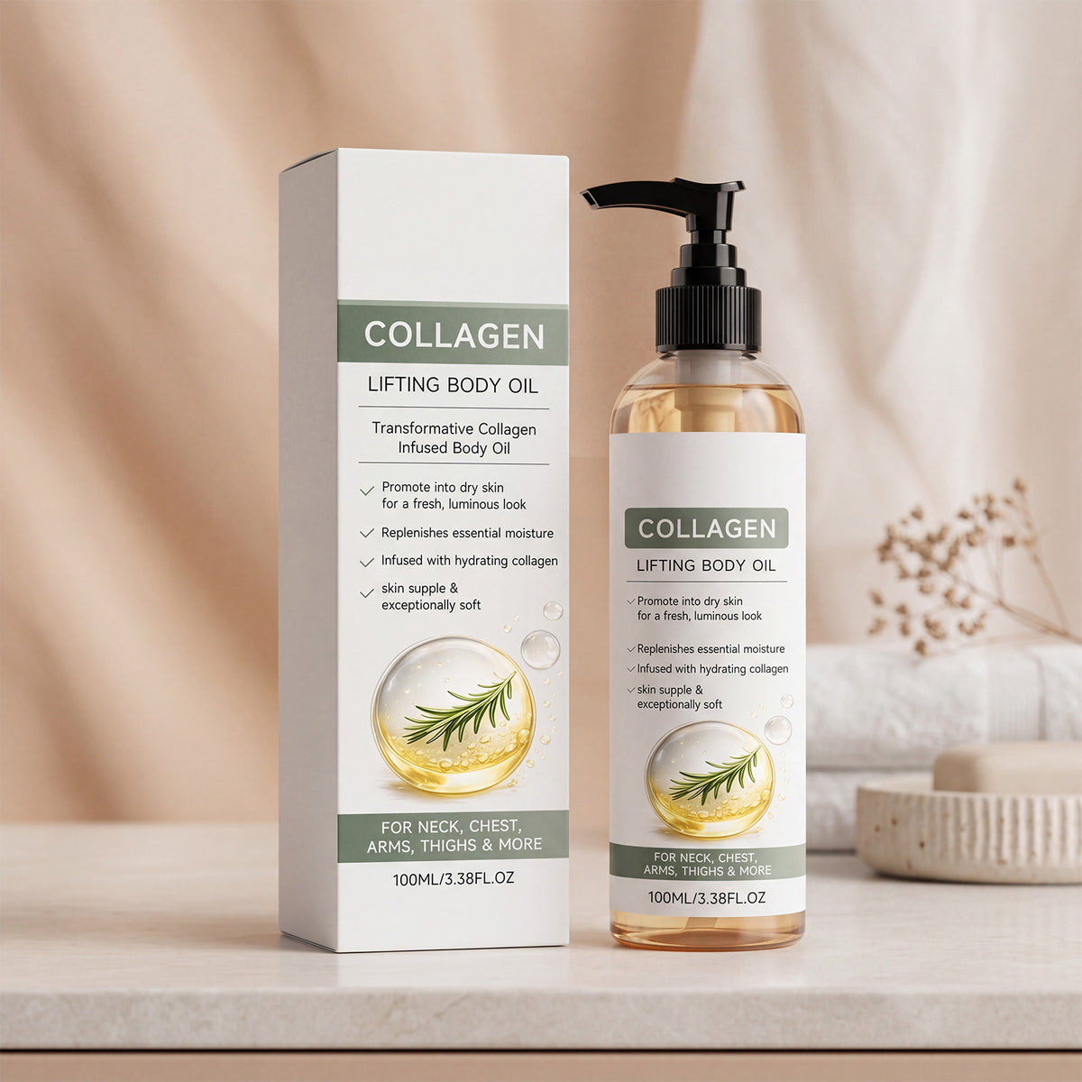 Collagen Firming & Moisturizing Body Oil 100ml