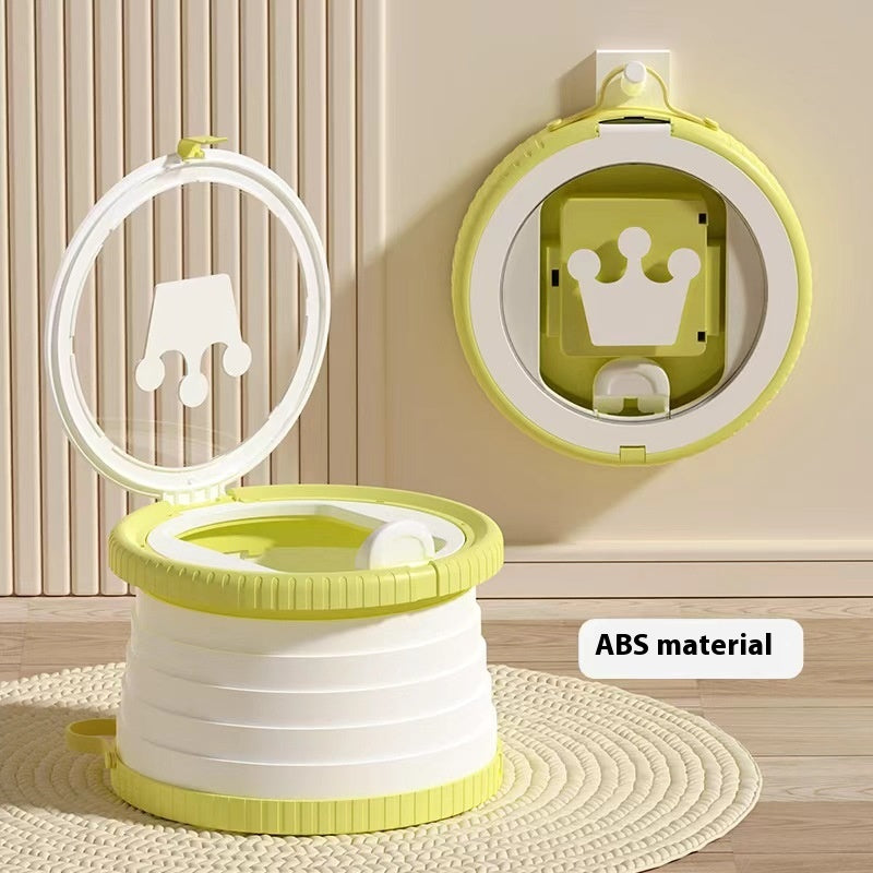 Children's Portable Folding Toilet & Urinal - Travel Bedpan for Kids
