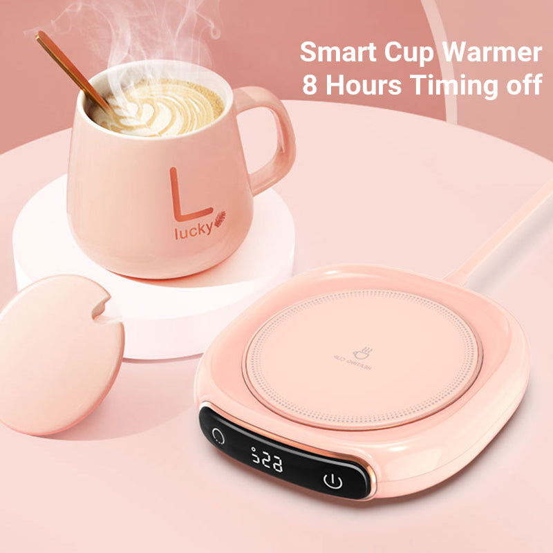 Coffee Mug Warmer Plate - USB & 220V Desktop Heating Coaster for Hot Drinks