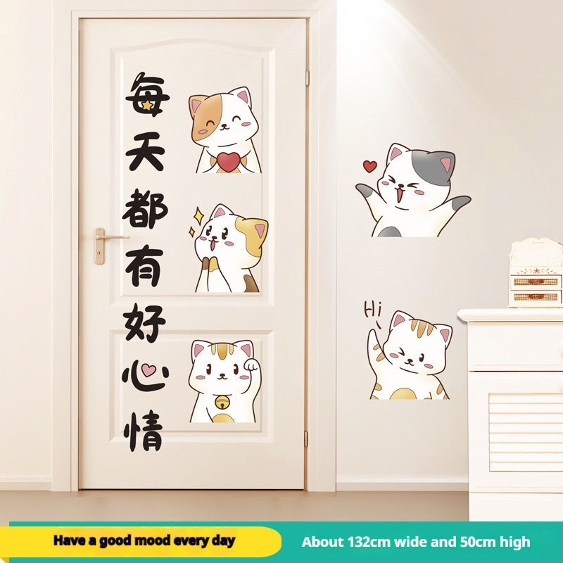 Children's Room Wall Sticker - Cartoon Anime Nursery Decor for Bedroom & Door