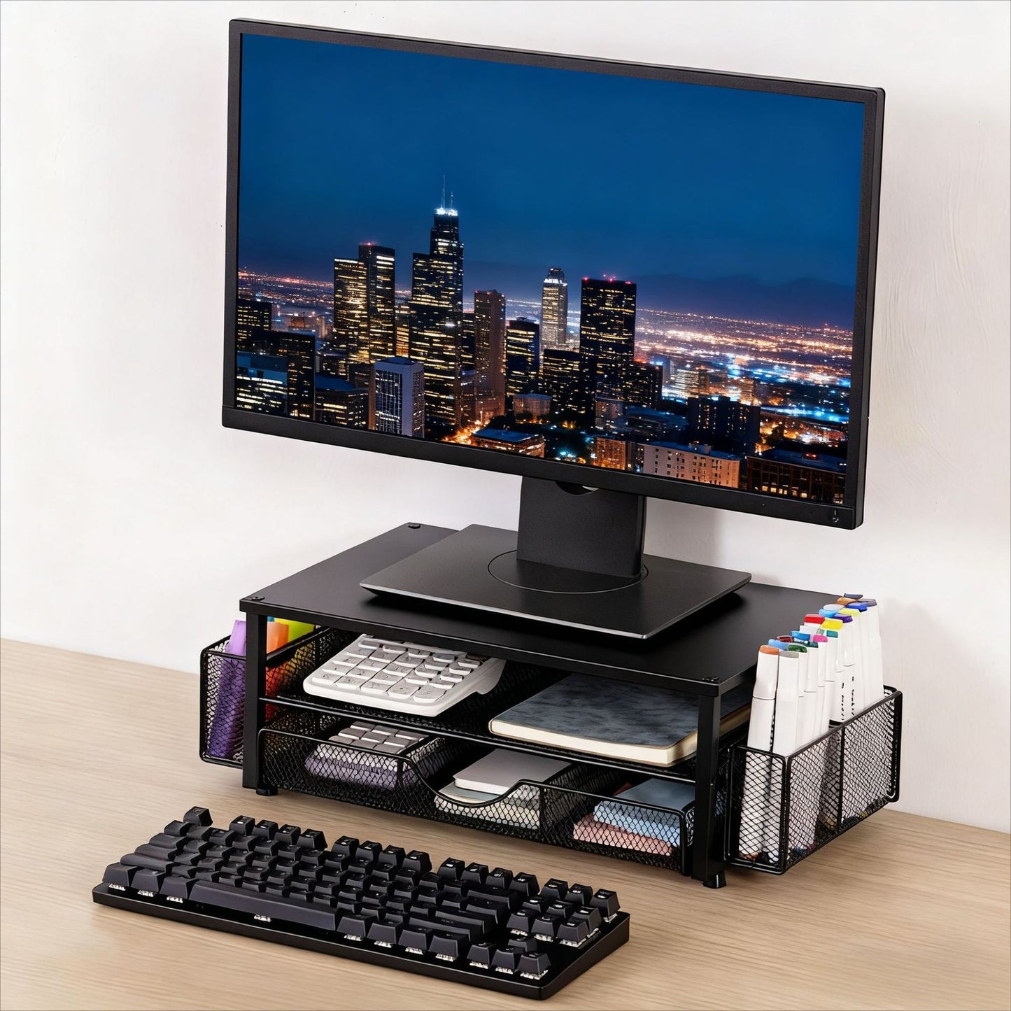 Multi-Layer Desktop Storage Rack Organizer for Home & Office
