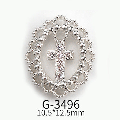 Diamond-Studded Nail Art Accessories with Zircon - Multiple Styles