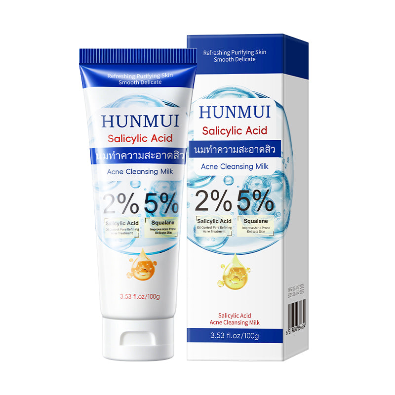 Salicylic Acid Acne Cleansing Milk 100g for Oily & Acne-Prone Skin