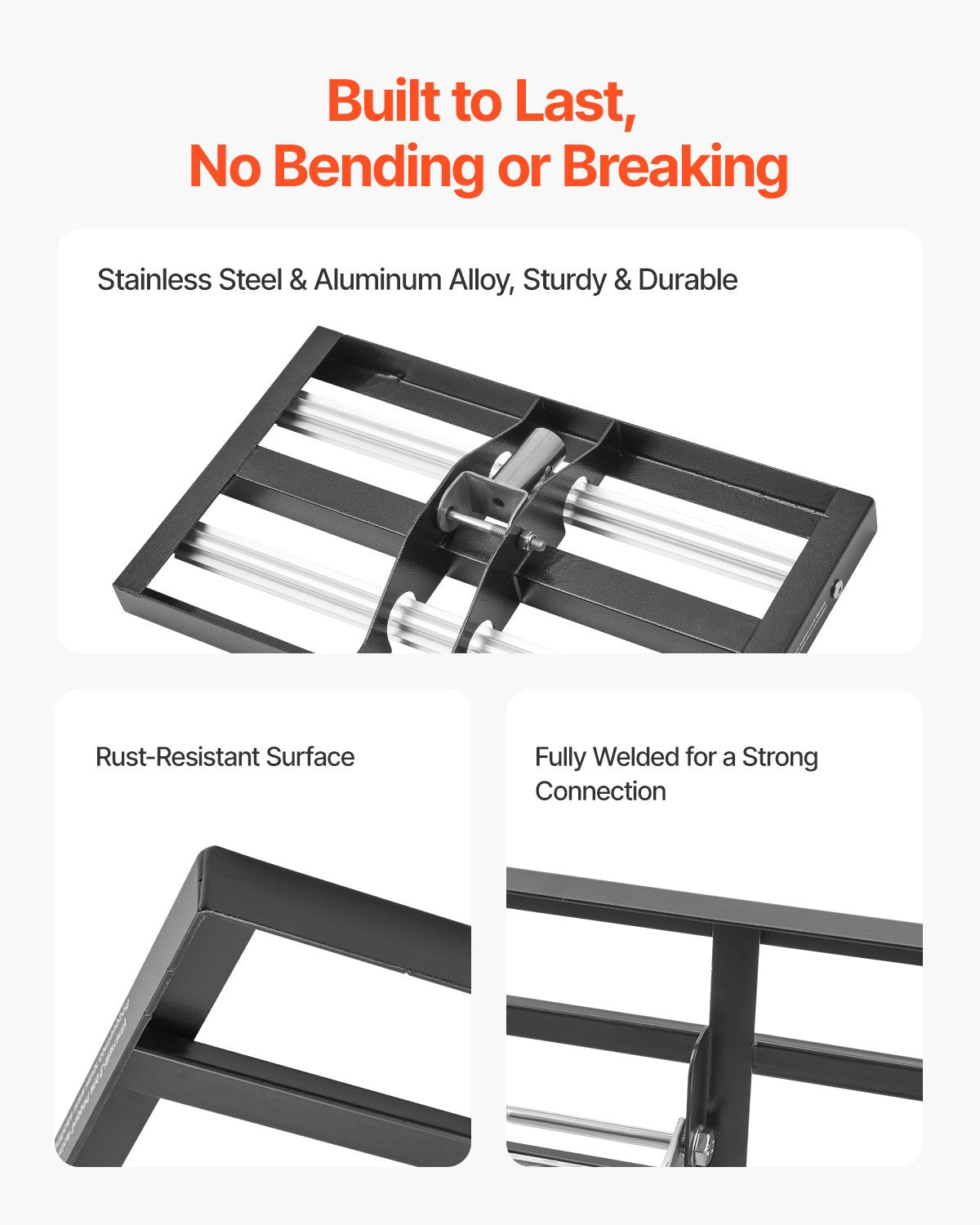 Heavy Duty Lawn Leveling Rake with Adjustable Handle - Yard & Garden Tool